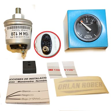 PRESION ACEITE ELECT. 12V 60PSI 40MM