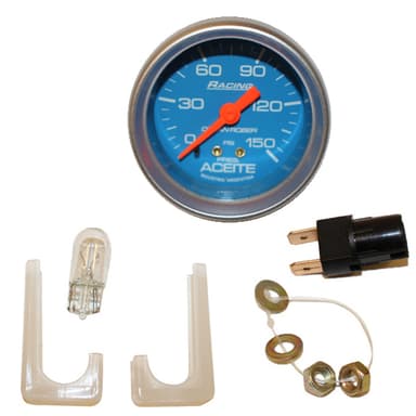 MAN. ACEITE 150PSI RACING CELESTE
