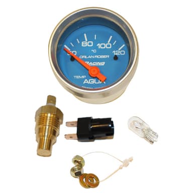 TEMP. AGUA ELECT 12V 120°C RACING CELESTE