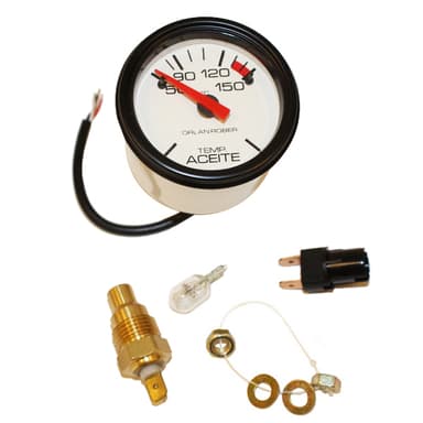 TEMP. ACEITE 12V 150° L.BLANCA