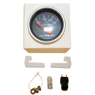 VOLTIMETRO 12V COMPETICION NEGRO