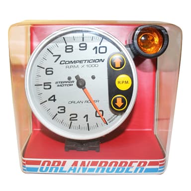 TACOMETRO CON CORTE COMP. PLATA 10000 RPM C MOTOR
