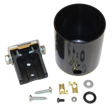 CARCAZA 60MM PLASTICO NEGRO