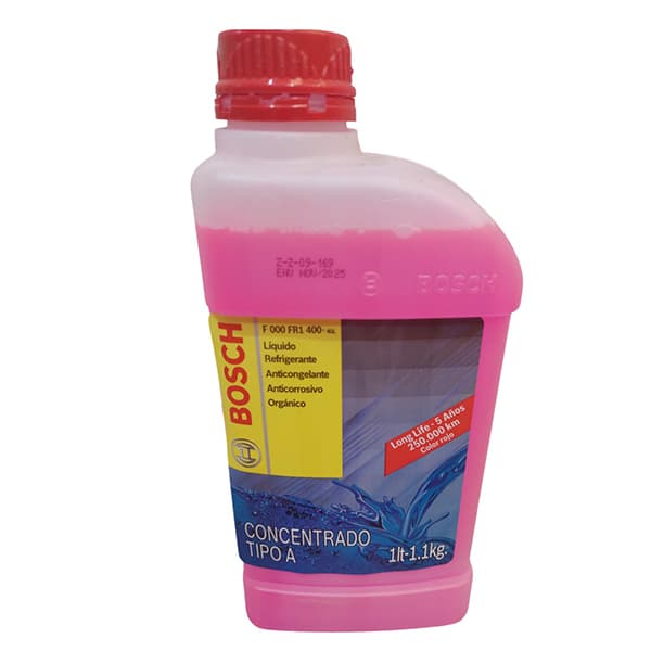 Liquido refrigerante bosch rojo 1 lt. organico