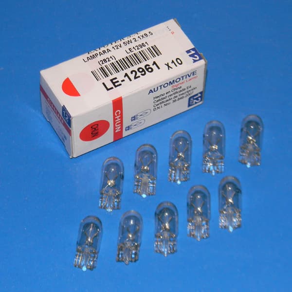 Lampara 12v 5w 2.1x9.5 (2821) le12961
