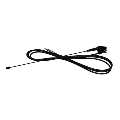 ANTENA TECHO DEL REG ACERO 40CM NEGRA