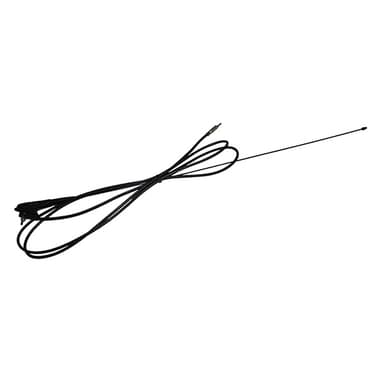 ANTENA TECHO UNIVERSAL ACERO NEGRA 40CM