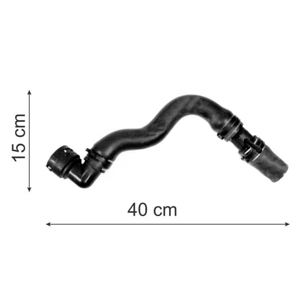 Caño radiador sup (5755) vw fox/suran 1.9 d 09/