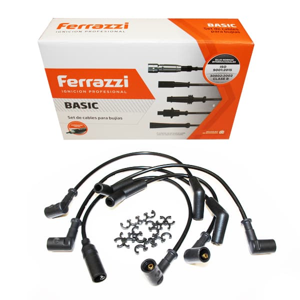 Juego. cables bujia pvc ferrazzi gol/saveiro 1.6