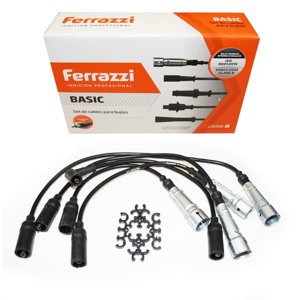 Juego. cables bujia pvc ferrazzi gol/gacel/carat