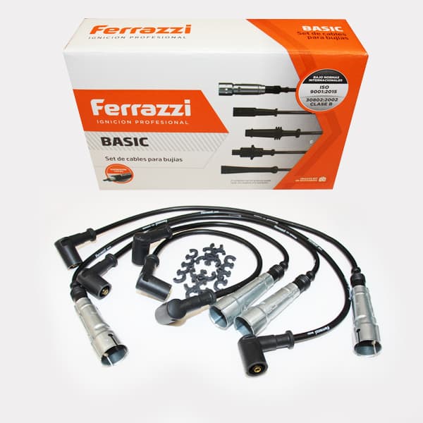 Juego cables bujia pvc ferrazzi gol 1.0 mi