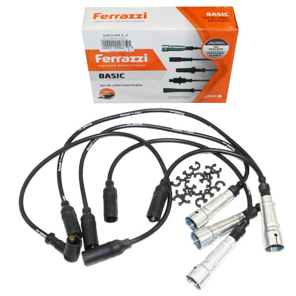Juego. cables bujia pvc ferrazzi polo classic mi