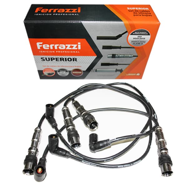 Juego cables bujia silicona ferrazzi gol power 1.6