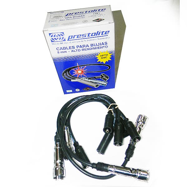 Juego cables bujia(1081e)prestolite-quantum c/car