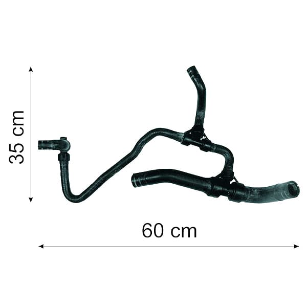 Caño goma rad.inf.caup.8456 elx 1.3 mpi 16v.faseii