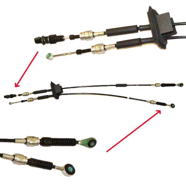 Cable comando cambio original f.500