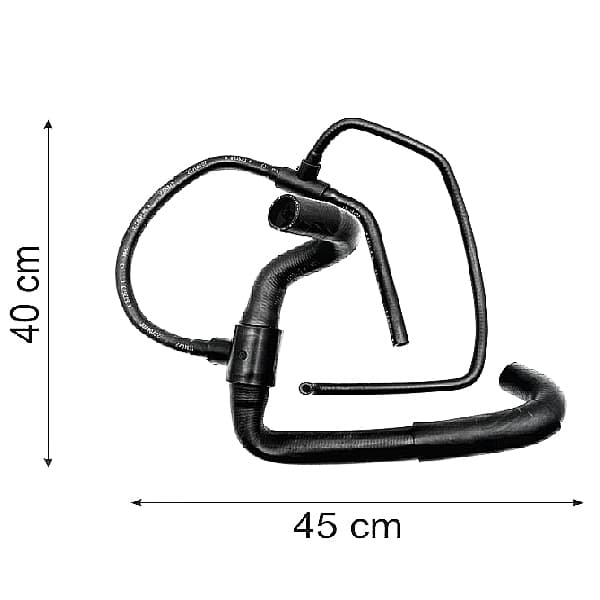 Caño inf.radiador -6336- trafic 1.9 f8q diesel